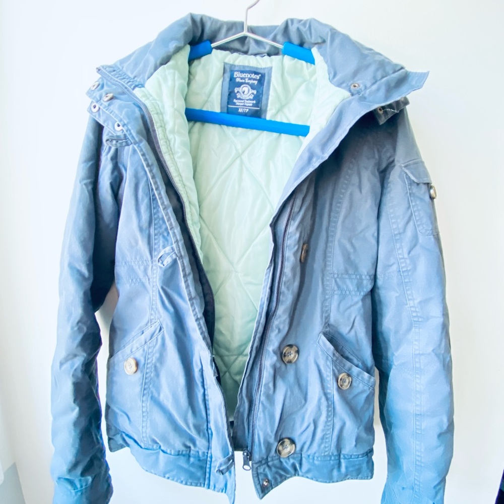 Autumn Fall Jacket with Hoody XS